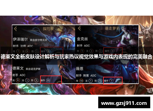 德莱文全新皮肤设计解析与玩家热议视觉效果与游戏内表现的完美融合